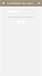 Mobile Screenshot of hotel-maisondulierre-bordeaux.com